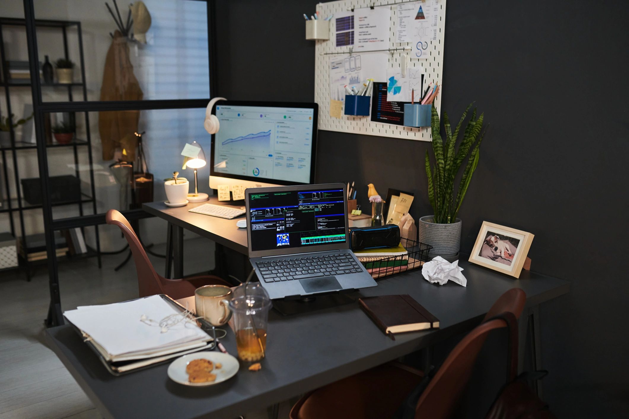 Business team working with digital dashboards and workflow tools